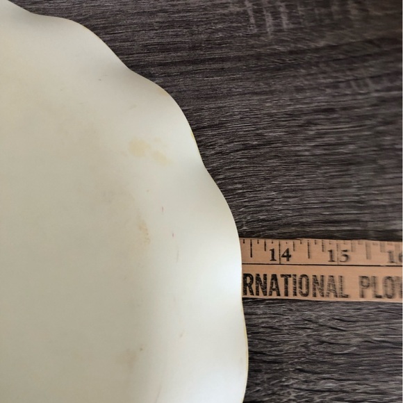 Vtg Floral Print Fabric Platter - Picture 9 of 11